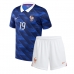 Maglie da calcio Francia Theo Hernandez #19 Prima Maglia Bambino Mondiali 2026  Manica Corta + Pantaloni corti)